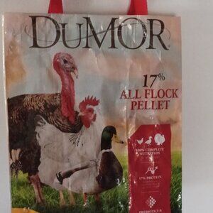 Upcycled Turkey Animal Feed Bags tote Grocery bags